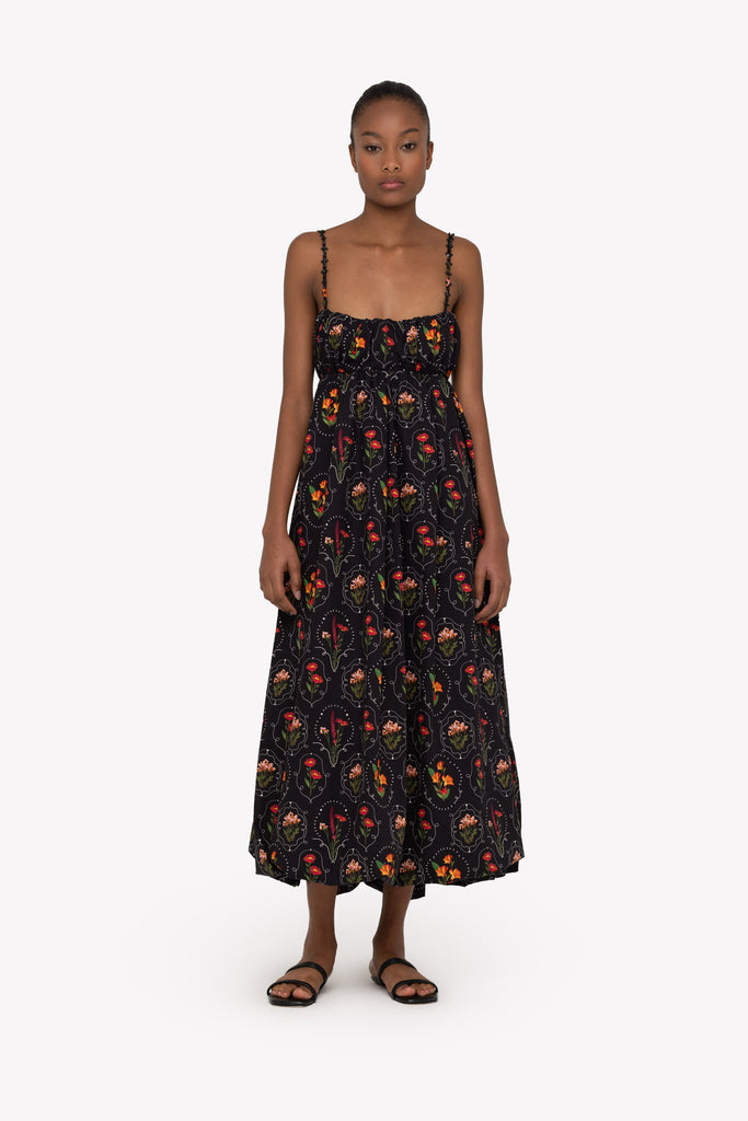 Oasis printed midi dress best sale