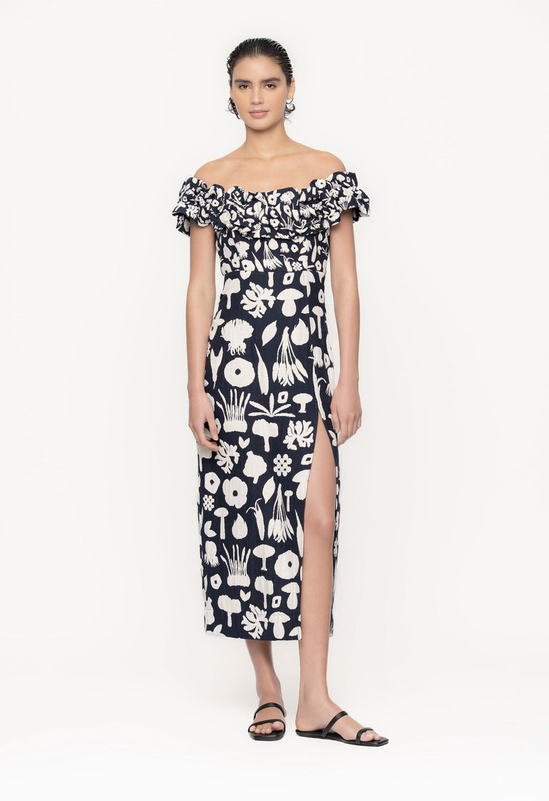 Agave-Setas-Jacquard-Maxi-Dress-11269 - 1