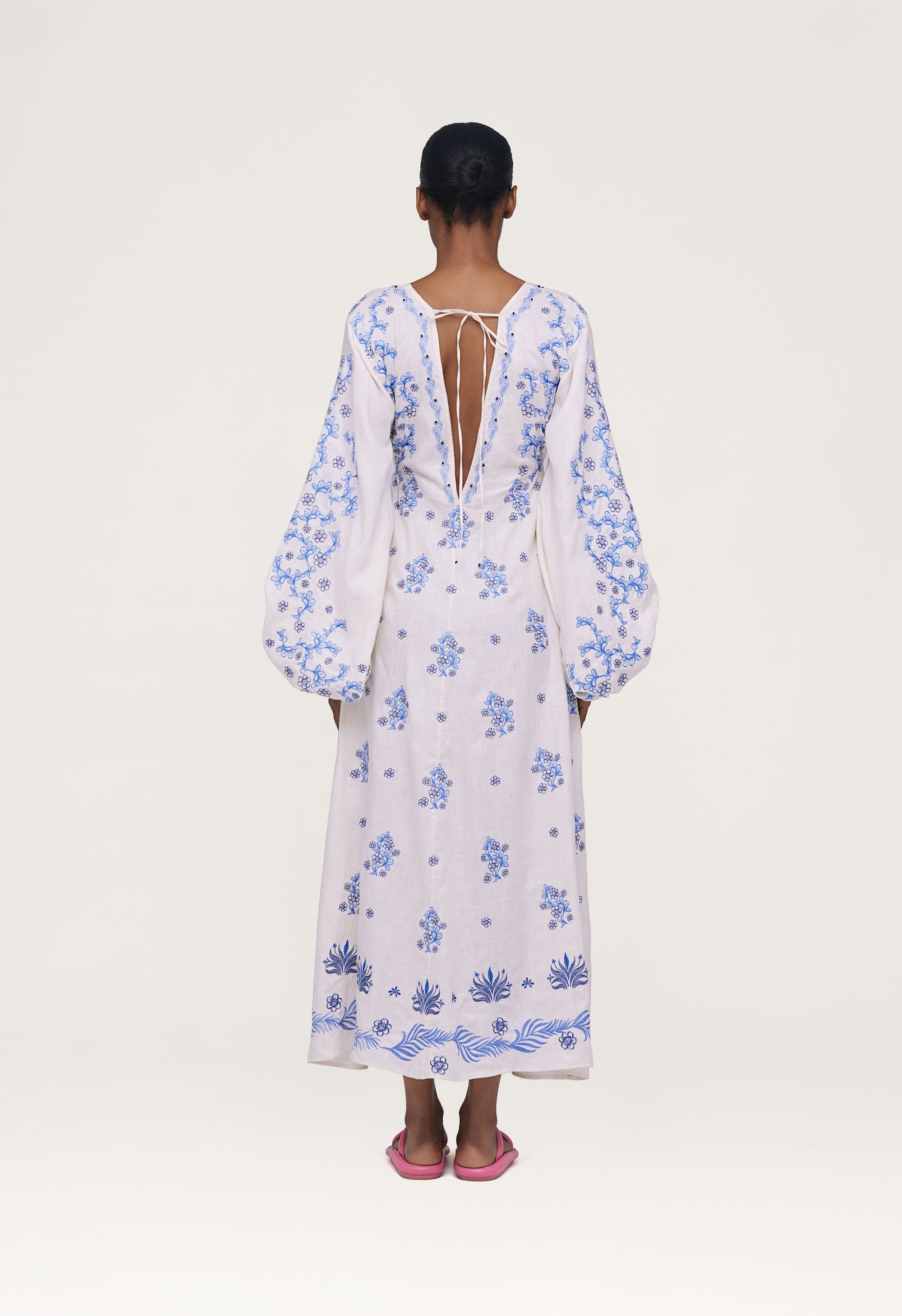 Francisca Tinaja Linen Kaftan | Agua By Agua Bendita – Agua by Agua ...