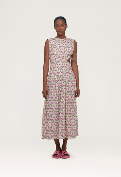 Cotton midi dress hotsell